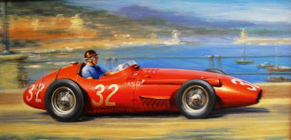 Maserati 250F at Monaco by Tony Smith