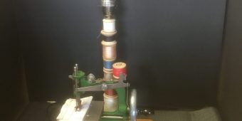 Handmade Sewing Machine Table Lamp